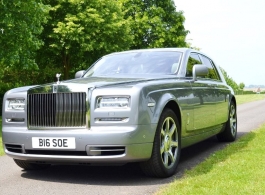 Silver Rolls Royce for weddings in Richmond